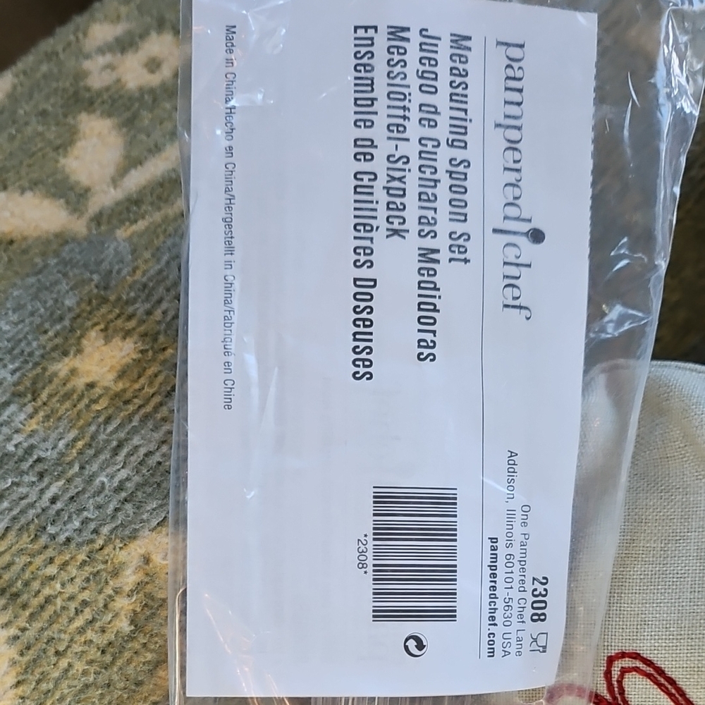 Pampered Chef Measuring Spoon Set